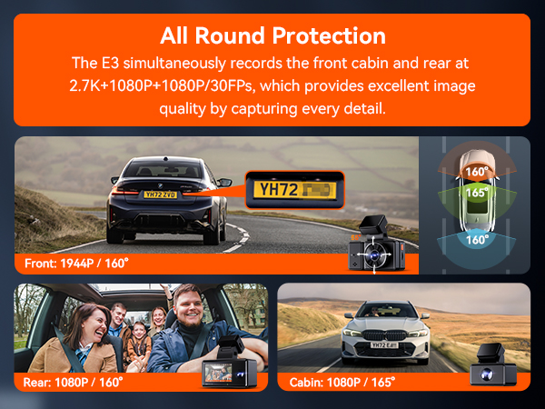 Vantrue E3 Dash Cam - Image 2